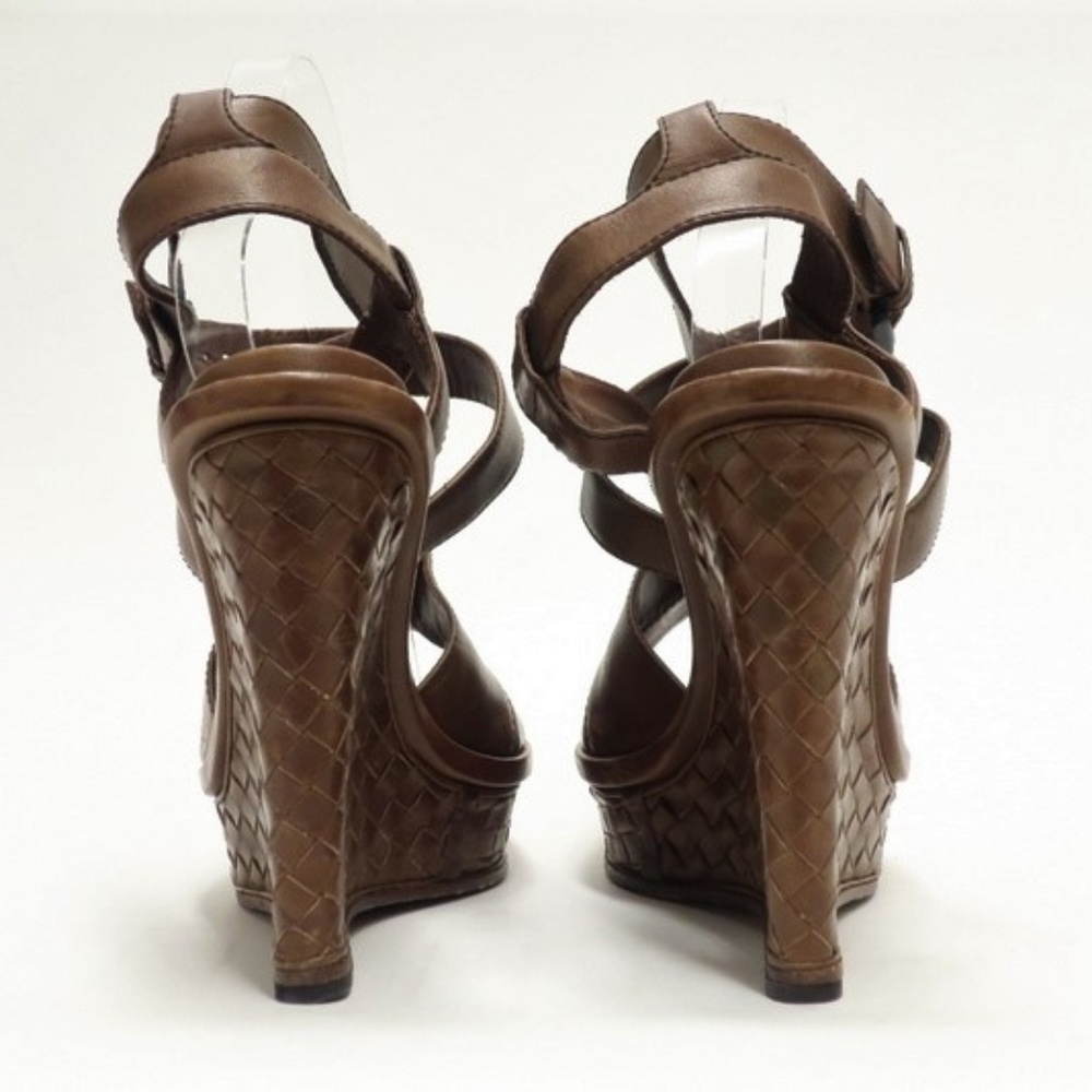 Bottega Veneta Intrecciato Wedge Sandal - Picture 8 of 8